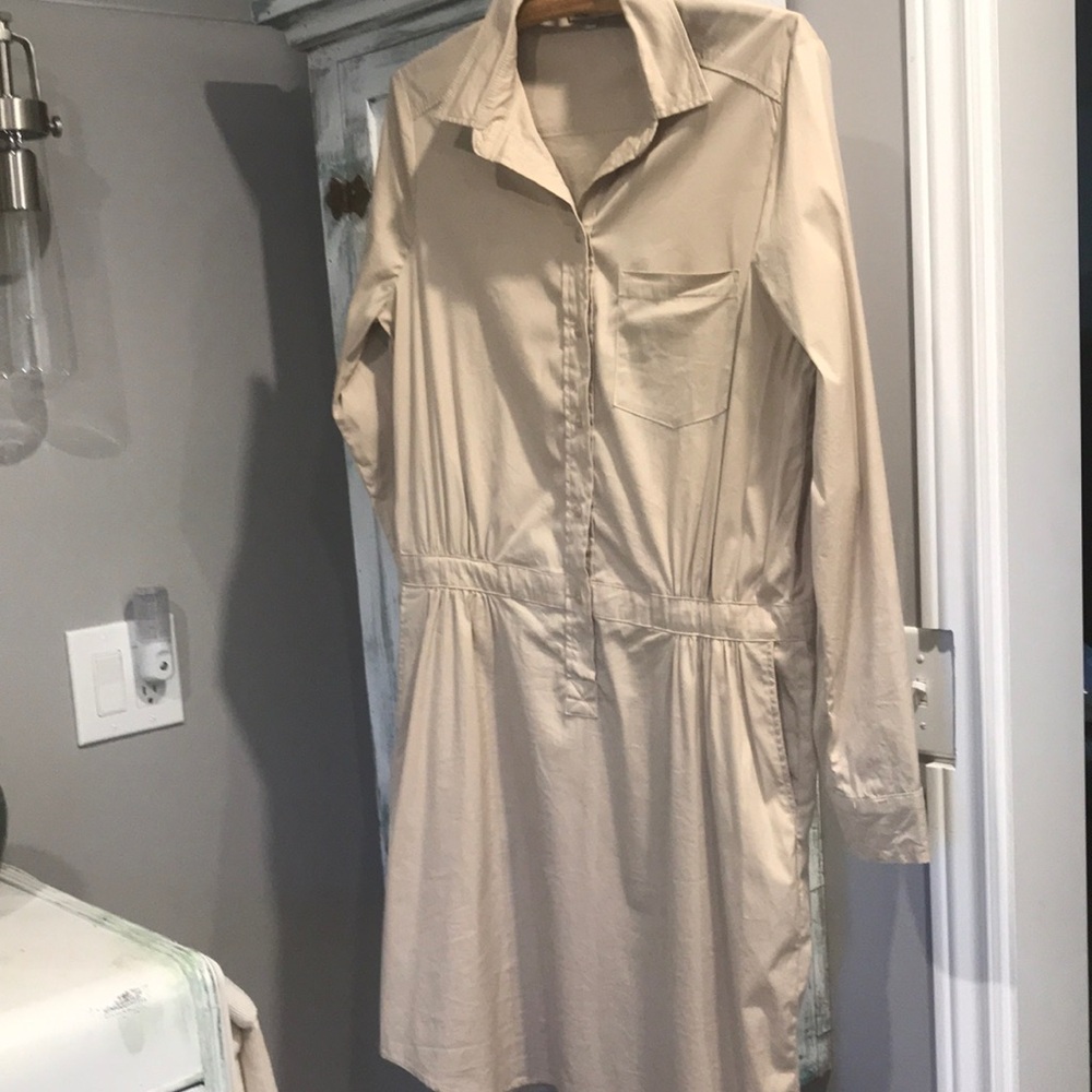 Scapa beige cotton dress with pockets 42